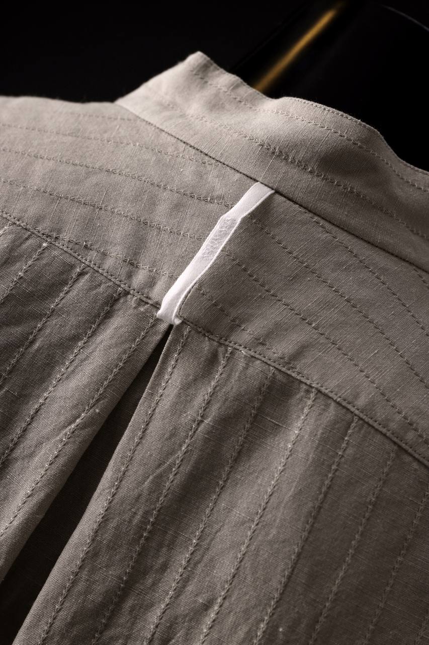 Load image into Gallery viewer, sus-sous working shirt / C53L47 dobby stripe washer (SILVER GRAY)