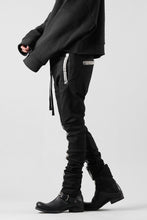 画像をギャラリービューアに読み込む, BORIS BIDJAN SABERI SLIM FIT PANTS / OBJECT DYED & SEAM TAPED "P11-F1939" (BLACK)