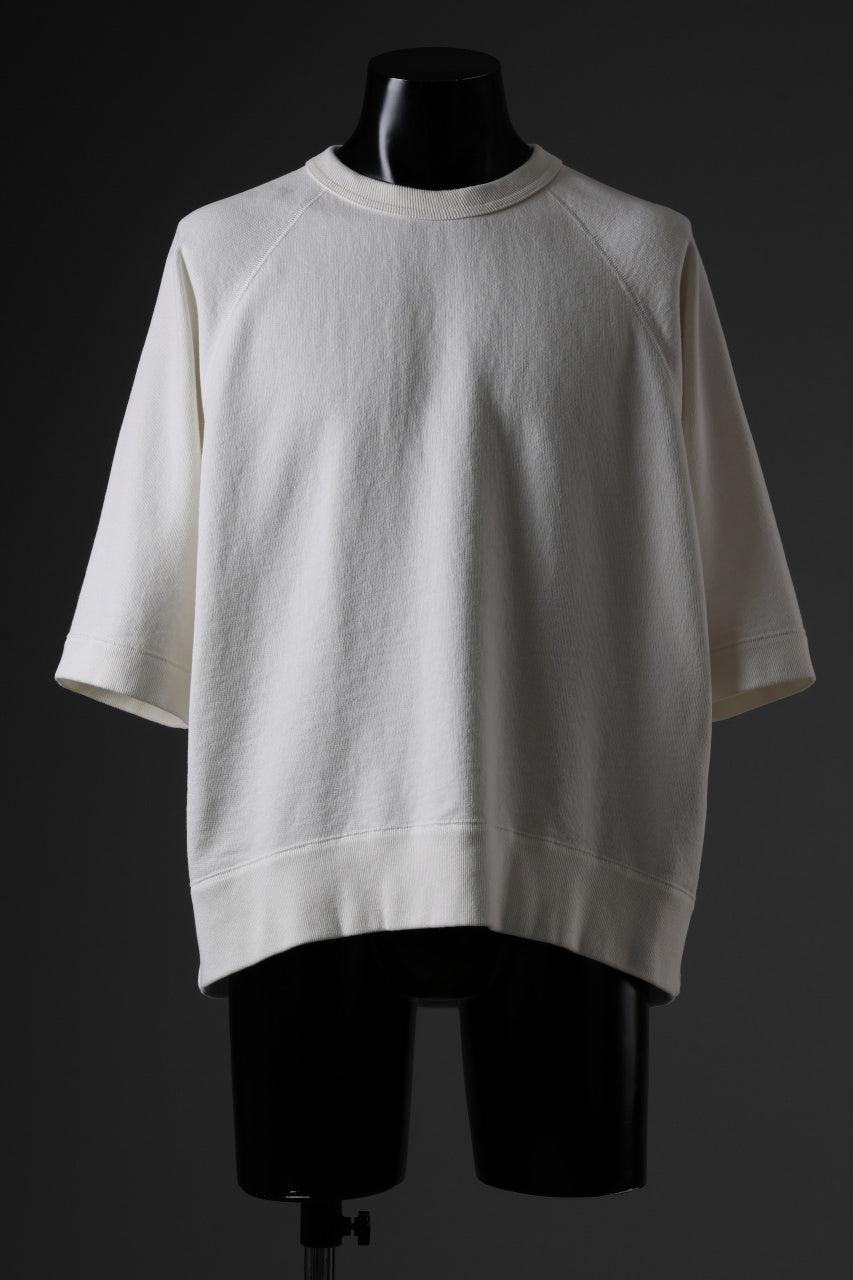 画像をギャラリービューアに読み込む, N/07 exclusive RAGLAN SHORT SLEEVE TOPS / US DRY TERRY (OFF WHITE)