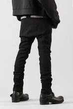 画像をギャラリービューアに読み込む, BORIS BIDJAN SABERI SLIM FIT PANTS / OBJECT DYED & SEAM TAPED "P11-F1939" (BLACK)