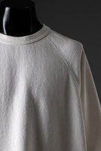 画像をギャラリービューアに読み込む, N/07 exclusive RAGLAN SHORT SLEEVE TOPS / US DRY TERRY (OFF WHITE)