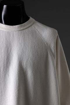 画像をギャラリービューアに読み込む, N/07 exclusive RAGLAN SHORT SLEEVE TOPS / US DRY TERRY (OFF WHITE)