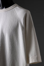 画像をギャラリービューアに読み込む, N/07 exclusive RAGLAN SHORT SLEEVE TOPS / US DRY TERRY (OFF WHITE)