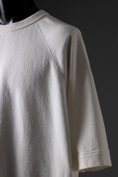 画像をギャラリービューアに読み込む, N/07 exclusive RAGLAN SHORT SLEEVE TOPS / US DRY TERRY (OFF WHITE)
