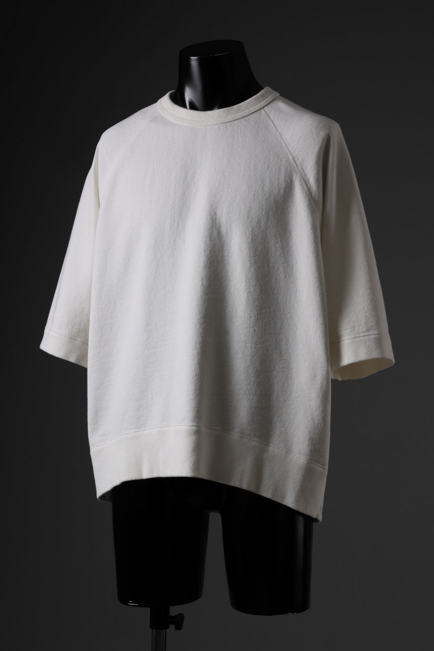 画像をギャラリービューアに読み込む, N/07 exclusive RAGLAN SHORT SLEEVE TOPS / US DRY TERRY (OFF WHITE)