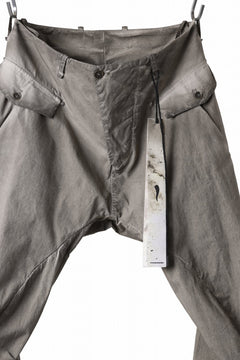 画像をギャラリービューアに読み込む, masnada RELAX FLAP POCKET PANTS / STRETCH LIGHT WEIGHT RIPSTOP (SHALE)