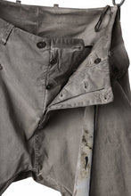 画像をギャラリービューアに読み込む, masnada RELAX FLAP POCKET PANTS / STRETCH LIGHT WEIGHT RIPSTOP (SHALE)