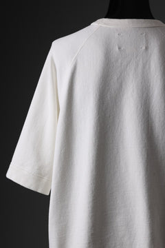 画像をギャラリービューアに読み込む, N/07 exclusive RAGLAN SHORT SLEEVE TOPS / US DRY TERRY (OFF WHITE)
