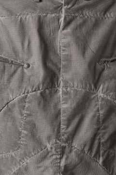 画像をギャラリービューアに読み込む, masnada RELAX FLAP POCKET PANTS / STRETCH LIGHT WEIGHT RIPSTOP (SHALE)