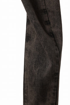 画像をギャラリービューアに読み込む, masnada LAYERED POCKET SLIM JEANS / STRETCH DENIM (BLACK CLAY)