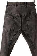 画像をギャラリービューアに読み込む, masnada LAYERED POCKET SLIM JEANS / STRETCH DENIM (BLACK CLAY)