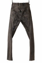 画像をギャラリービューアに読み込む, masnada LAYERED POCKET SLIM JEANS / STRETCH DENIM (BLACK CLAY)