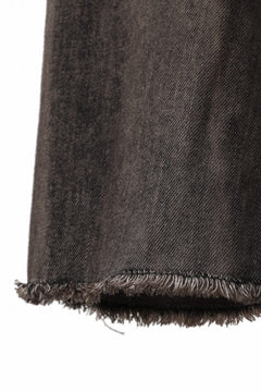 画像をギャラリービューアに読み込む, masnada LAYERED POCKET SLIM JEANS / STRETCH DENIM (BLACK CLAY)