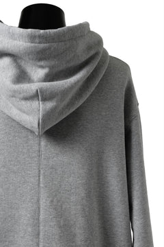 画像をギャラリービューアに読み込む, A.F ARTEFACT ASYMMETRY LOOP HEM SWEAT HOODIE (HEATHER GREY)