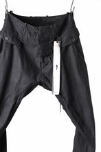画像をギャラリービューアに読み込む, masnada RELAX FLAP POCKET PANTS / STRETCH LIGHT WEIGHT RIPSTOP (BLACK)