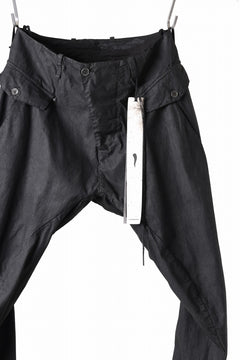 画像をギャラリービューアに読み込む, masnada RELAX FLAP POCKET PANTS / STRETCH LIGHT WEIGHT RIPSTOP (BLACK)
