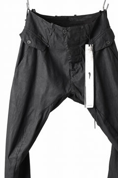 画像をギャラリービューアに読み込む, masnada RELAX FLAP POCKET PANTS / STRETCH LIGHT WEIGHT RIPSTOP (BLACK)