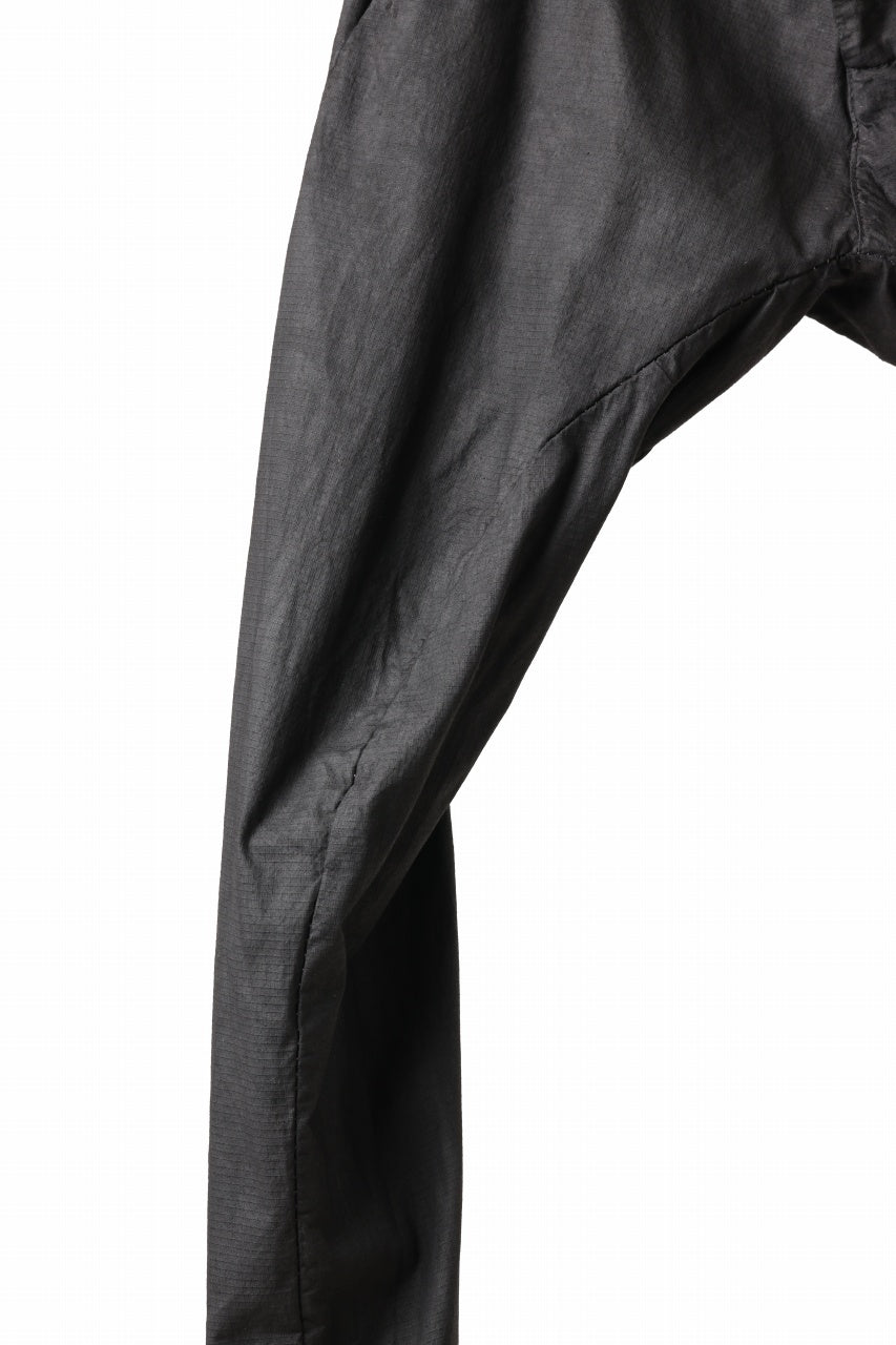 画像をギャラリービューアに読み込む, masnada RELAX FLAP POCKET PANTS / STRETCH LIGHT WEIGHT RIPSTOP (BLACK)