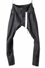 画像をギャラリービューアに読み込む, masnada RELAX FLAP POCKET PANTS / STRETCH LIGHT WEIGHT RIPSTOP (BLACK)