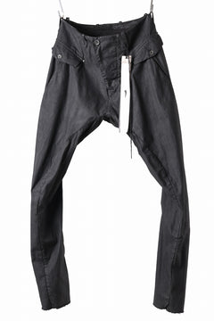 画像をギャラリービューアに読み込む, masnada RELAX FLAP POCKET PANTS / STRETCH LIGHT WEIGHT RIPSTOP (BLACK)