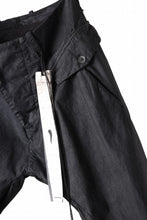 画像をギャラリービューアに読み込む, masnada RELAX FLAP POCKET PANTS / STRETCH LIGHT WEIGHT RIPSTOP (BLACK)