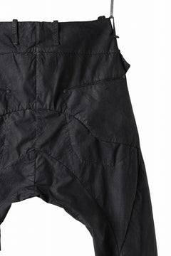 画像をギャラリービューアに読み込む, masnada RELAX FLAP POCKET PANTS / STRETCH LIGHT WEIGHT RIPSTOP (BLACK)
