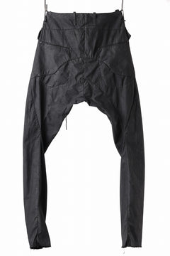 画像をギャラリービューアに読み込む, masnada RELAX FLAP POCKET PANTS / STRETCH LIGHT WEIGHT RIPSTOP (BLACK)