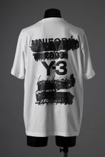画像をギャラリービューアに読み込む, Y-3 Yohji Yamamoto GRAPHIC SHORT SLEEVE TEE (CORE WHITE)