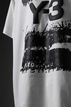 画像をギャラリービューアに読み込む, Y-3 Yohji Yamamoto GRAPHIC SHORT SLEEVE TEE (CORE WHITE)