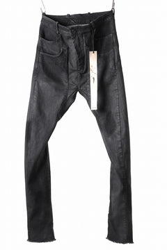 画像をギャラリービューアに読み込む, masnada LAYERED POCKET SLIM JEANS / STRETCH DENIM (BLACK)