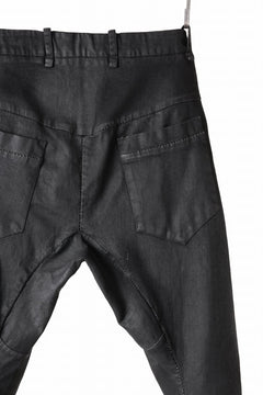 画像をギャラリービューアに読み込む, masnada LAYERED POCKET SLIM JEANS / STRETCH DENIM (BLACK)