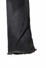 画像をギャラリービューアに読み込む, masnada LAYERED POCKET SLIM JEANS / STRETCH DENIM (BLACK)