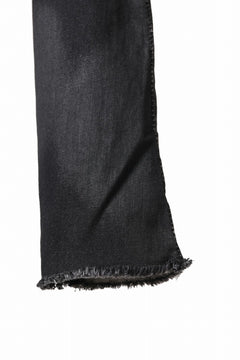 画像をギャラリービューアに読み込む, masnada LAYERED POCKET SLIM JEANS / STRETCH DENIM (BLACK)