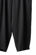 画像をギャラリービューアに読み込む, Y's for men 12 TACK WAIST PANTS / WRINKLE WOOL GABARDINE (BLACK)