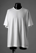 画像をギャラリービューアに読み込む, Y's for men LOGO PRINT SHORT SLEEVE T-SHIRTS / 30/1 COMA COTTON (WHITE)