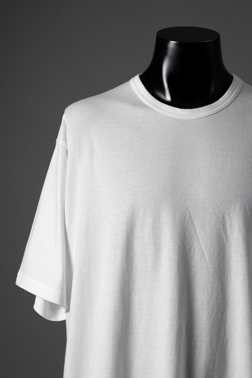 画像をギャラリービューアに読み込む, Y's for men LOGO PRINT SHORT SLEEVE T-SHIRTS / 30/1 COMA COTTON (WHITE)