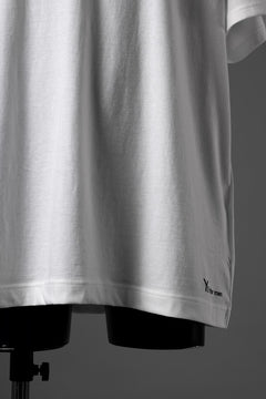 画像をギャラリービューアに読み込む, Y's for men LOGO PRINT SHORT SLEEVE T-SHIRTS / 30/1 COMA COTTON (WHITE)