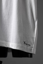 画像をギャラリービューアに読み込む, Y's for men LOGO PRINT SHORT SLEEVE T-SHIRTS / 30/1 COMA COTTON (WHITE)