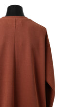 画像をギャラリービューアに読み込む, A.F ARTEFACT ASYMMETRY LOOP HEM TOP / COPE KNIT JERSEY (ORANGE)
