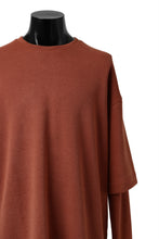 画像をギャラリービューアに読み込む, A.F ARTEFACT LAYERED SLEEVE TOP / COPE KNIT JERSEY (ORANGE)