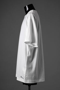 画像をギャラリービューアに読み込む, Y's for men LOGO PRINT SHORT SLEEVE T-SHIRTS / 30/1 COMA COTTON (WHITE)