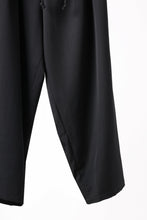 画像をギャラリービューアに読み込む, Y's for men 12 TACK WAIST PANTS / WRINKLE WOOL GABARDINE (BLACK)
