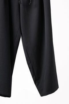 画像をギャラリービューアに読み込む, Y's for men 12 TACK WAIST PANTS / WRINKLE WOOL GABARDINE (BLACK)