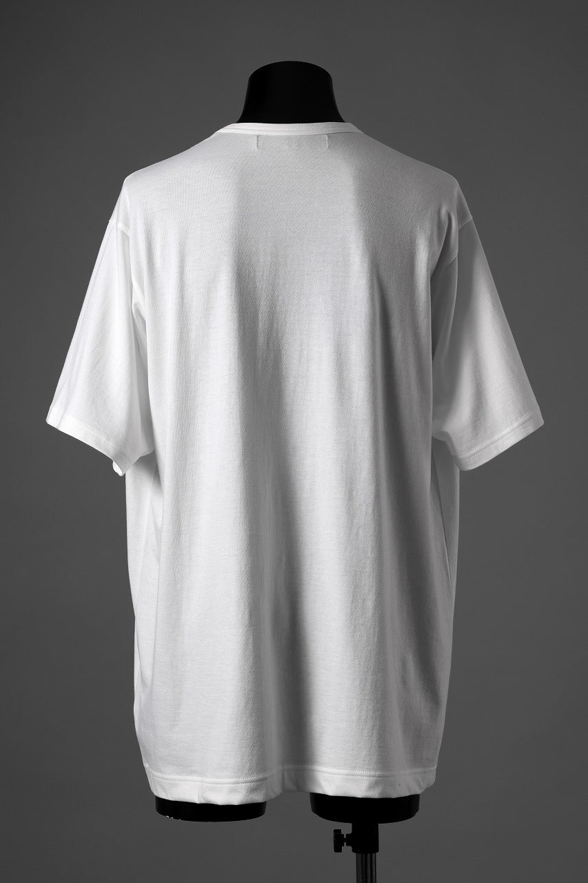 画像をギャラリービューアに読み込む, Y's for men LOGO PRINT SHORT SLEEVE T-SHIRTS / 30/1 COMA COTTON (WHITE)