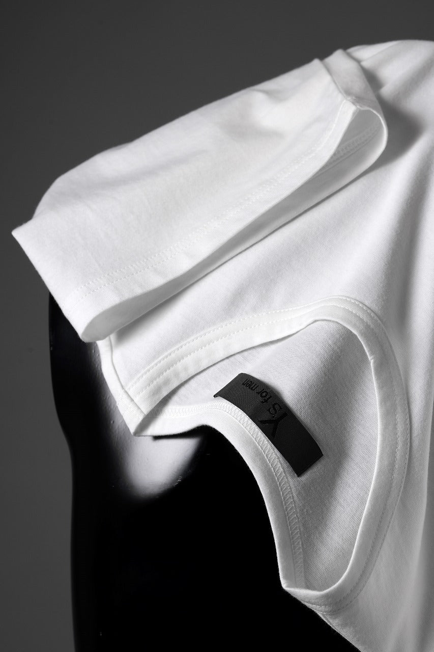 画像をギャラリービューアに読み込む, Y's for men LOGO PRINT SHORT SLEEVE T-SHIRTS / 30/1 COMA COTTON (WHITE)