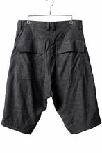 画像をギャラリービューアに読み込む, A.F ARTEFACT ZIP FOLDING TUCK SHORTS / PAISLEY JACQUARD (BLACK)