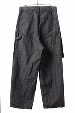 画像をギャラリービューアに読み込む, KLASICA "ROCKWELL" LOW CLOTCH APRON WORKER PANTS / 9.7oz COTTON x LINEN CHAMBRAY (GRAY DENIM)