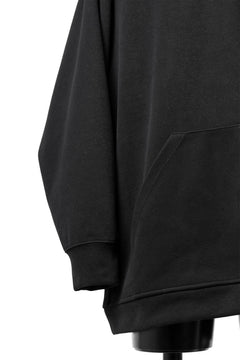 画像をギャラリービューアに読み込む, A.F ARTEFACT ASYMMETRY LOOP HEM TOP / COPE KNIT JERSEY (BLACK)