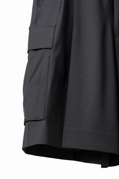 画像をギャラリービューアに読み込む, TARO HORIUCHI / th products Wide Cargo Shorts / 2 way stretch w/p tropical (black)