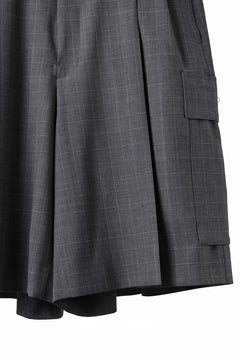 画像をギャラリービューアに読み込む, TARO HORIUCHI / th products Wide Cargo Shorts / 2 way stretch w/p tropical (check)